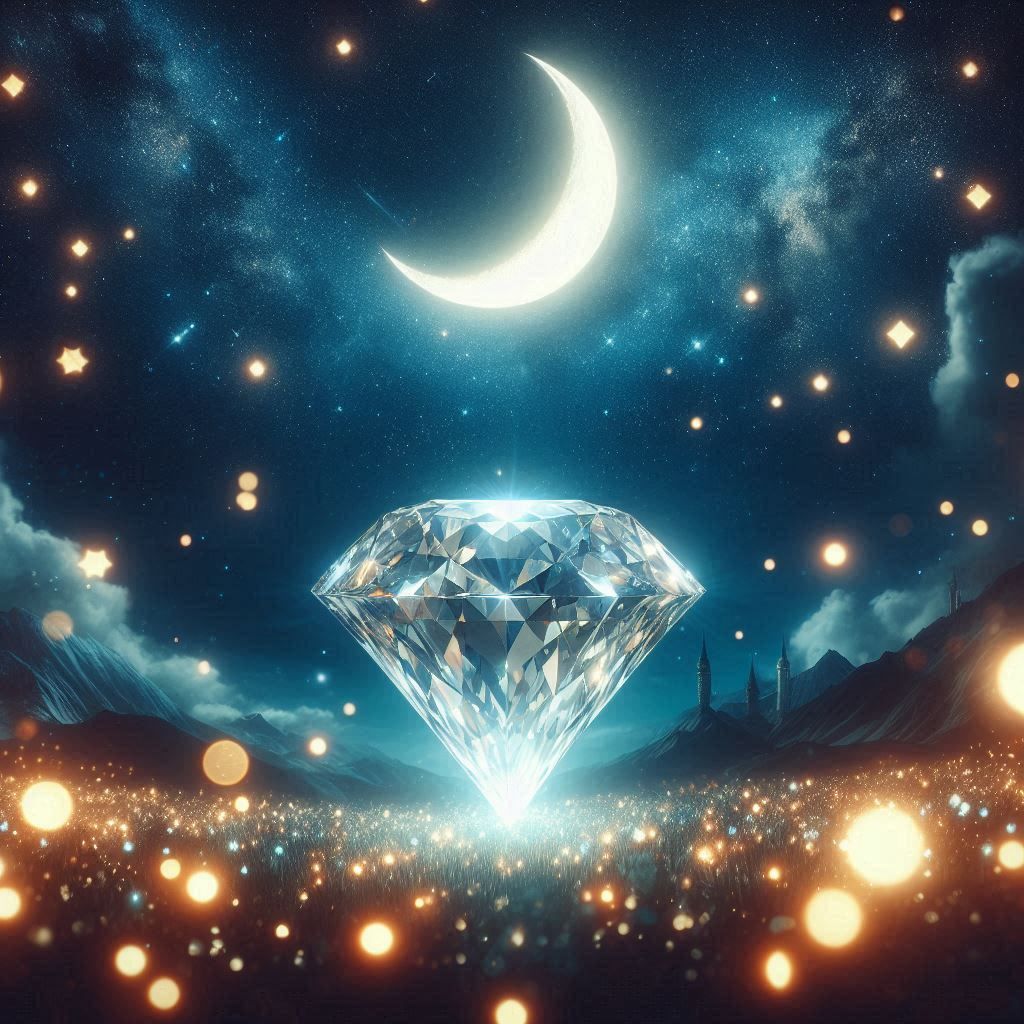 Sparkling diamond in the sky