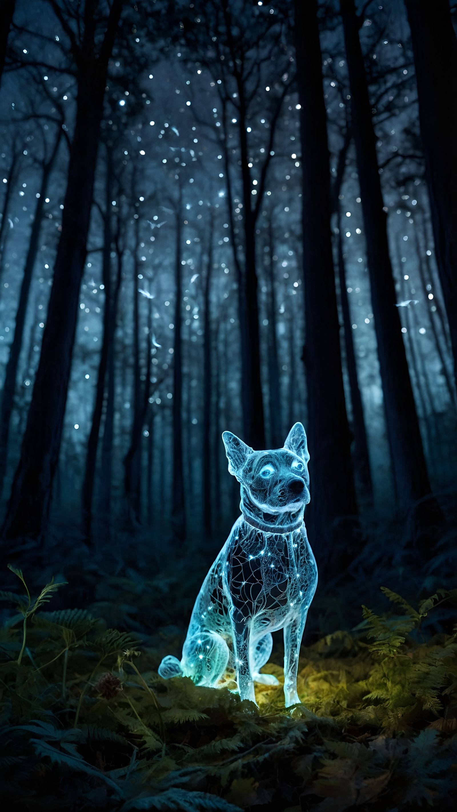 Bioluminescent Dog