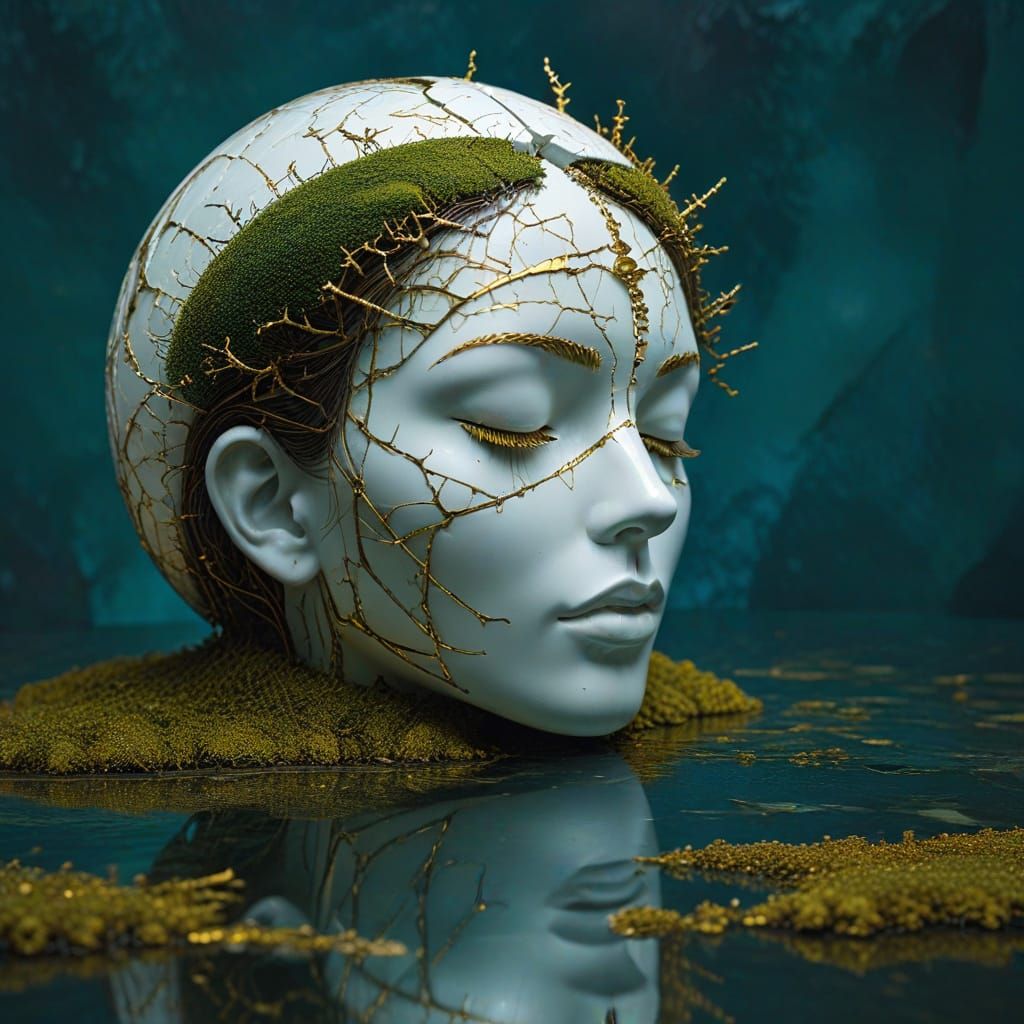 The Landscape of Unraveled Thoughts  by @Uwork