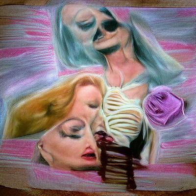 Death becomes her pastel