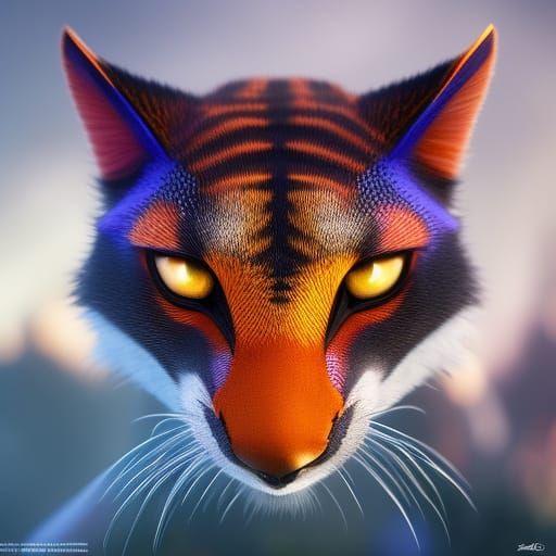 Angry cat - AI Generated Artwork - NightCafe Creator