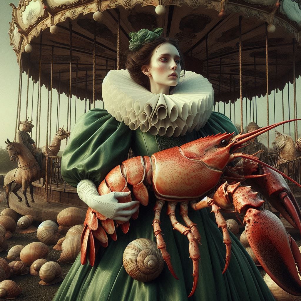 Woman in a Green Dress