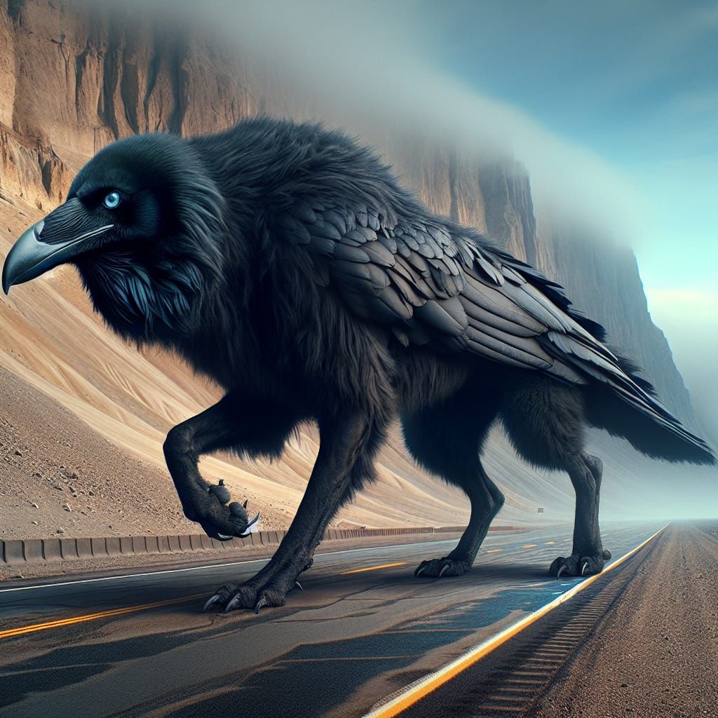 Dog crow hybrid