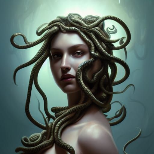 Medusa - Ai Generated Artwork - Nightcafe Creator