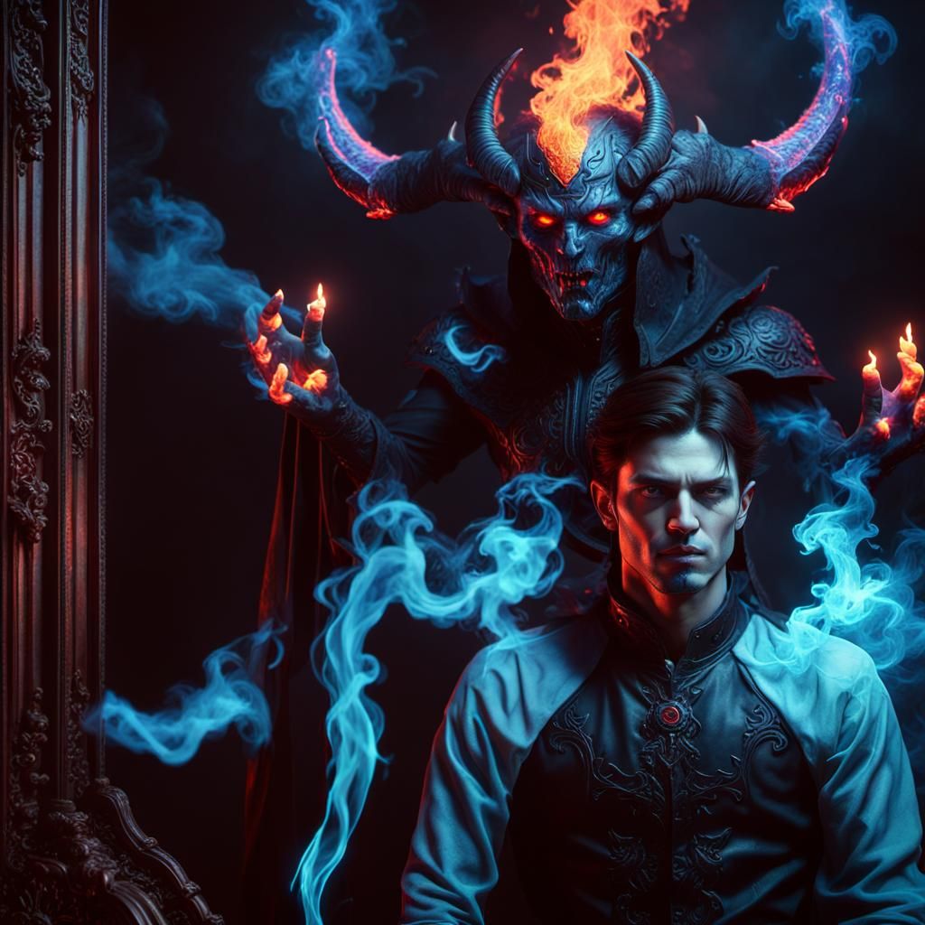 the demon behind me