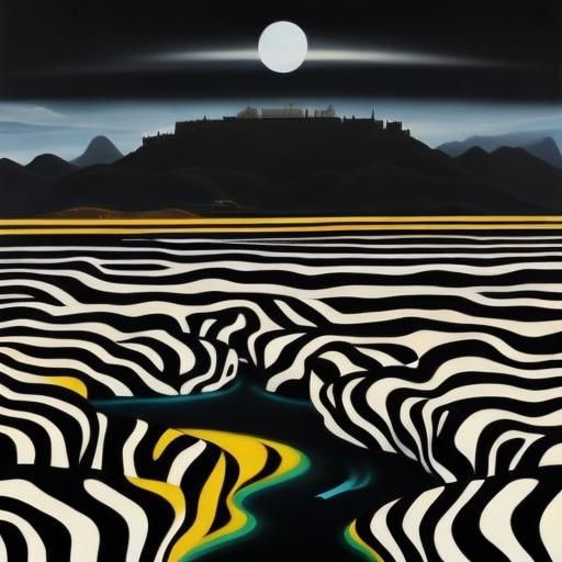 <lora:Zz Zebrapunk V2:1.0> Black island 