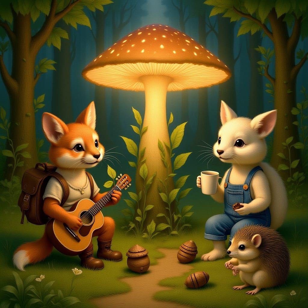 Enchanted Forest Gathering: A Whimsical Animal Tea Party