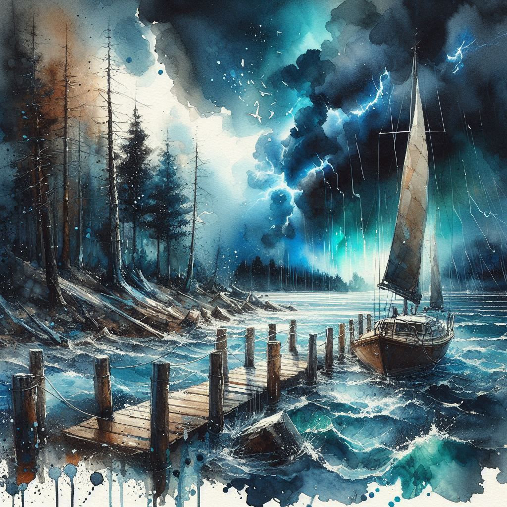 The breath of the storm  by @Zenitude