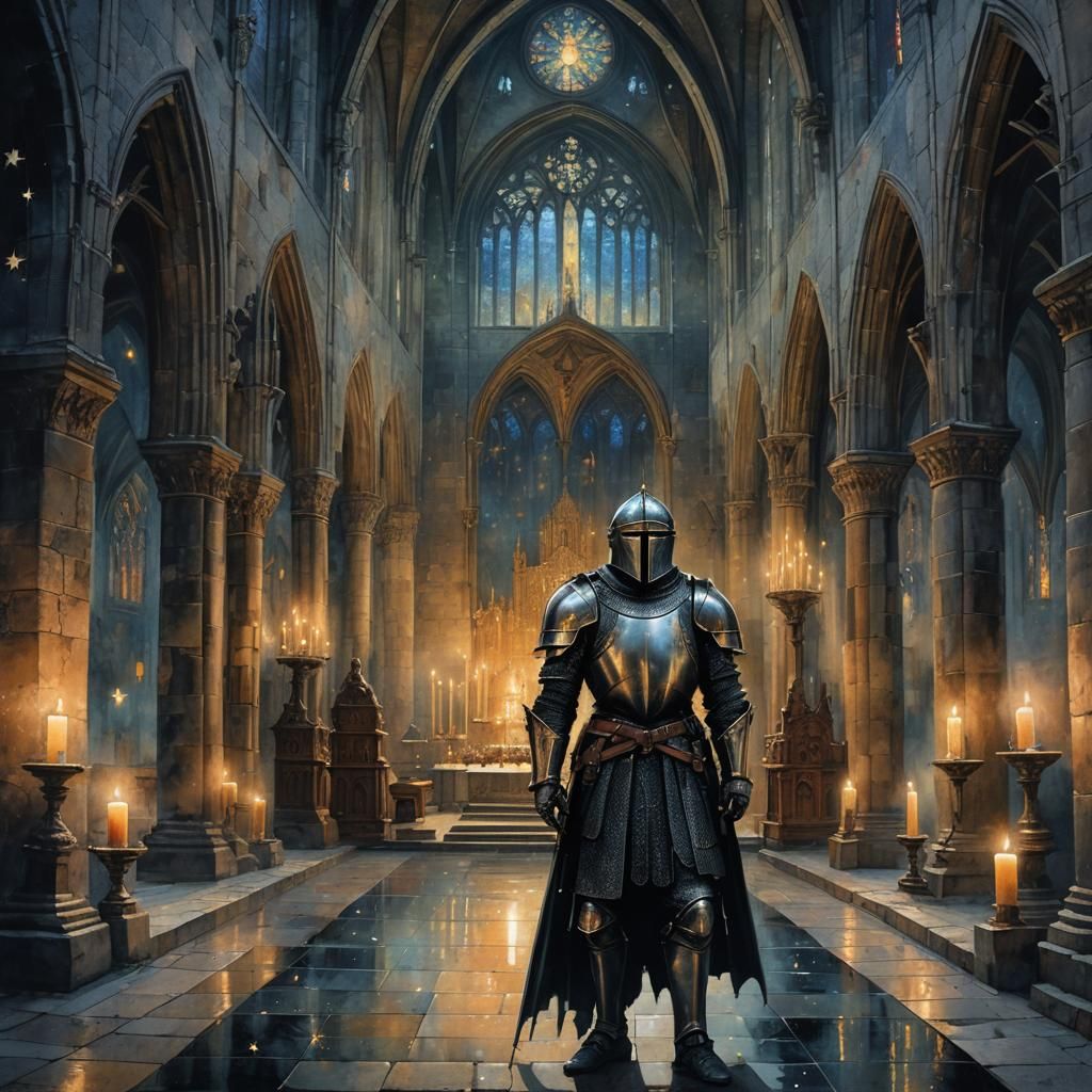 knight in armor  by @John Ville