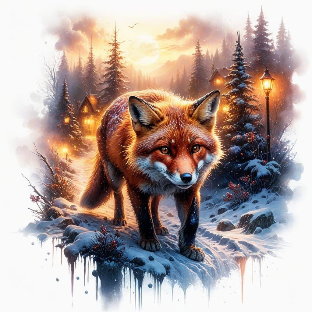 Fox's Twilight Forest Journey 🦊❄️ #2