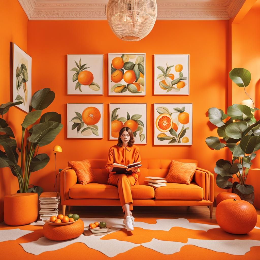 Living in an orange home