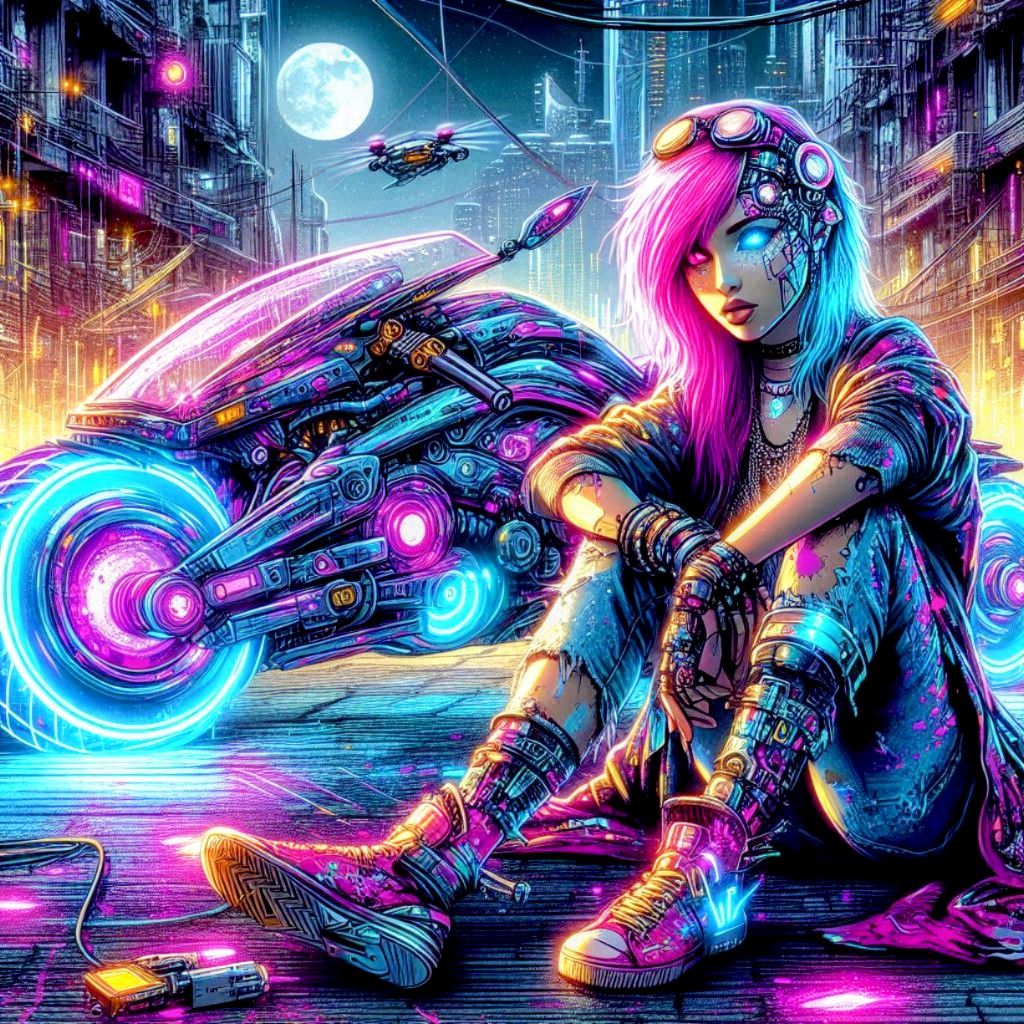 Cybercycle   by @Sakata Gintoki