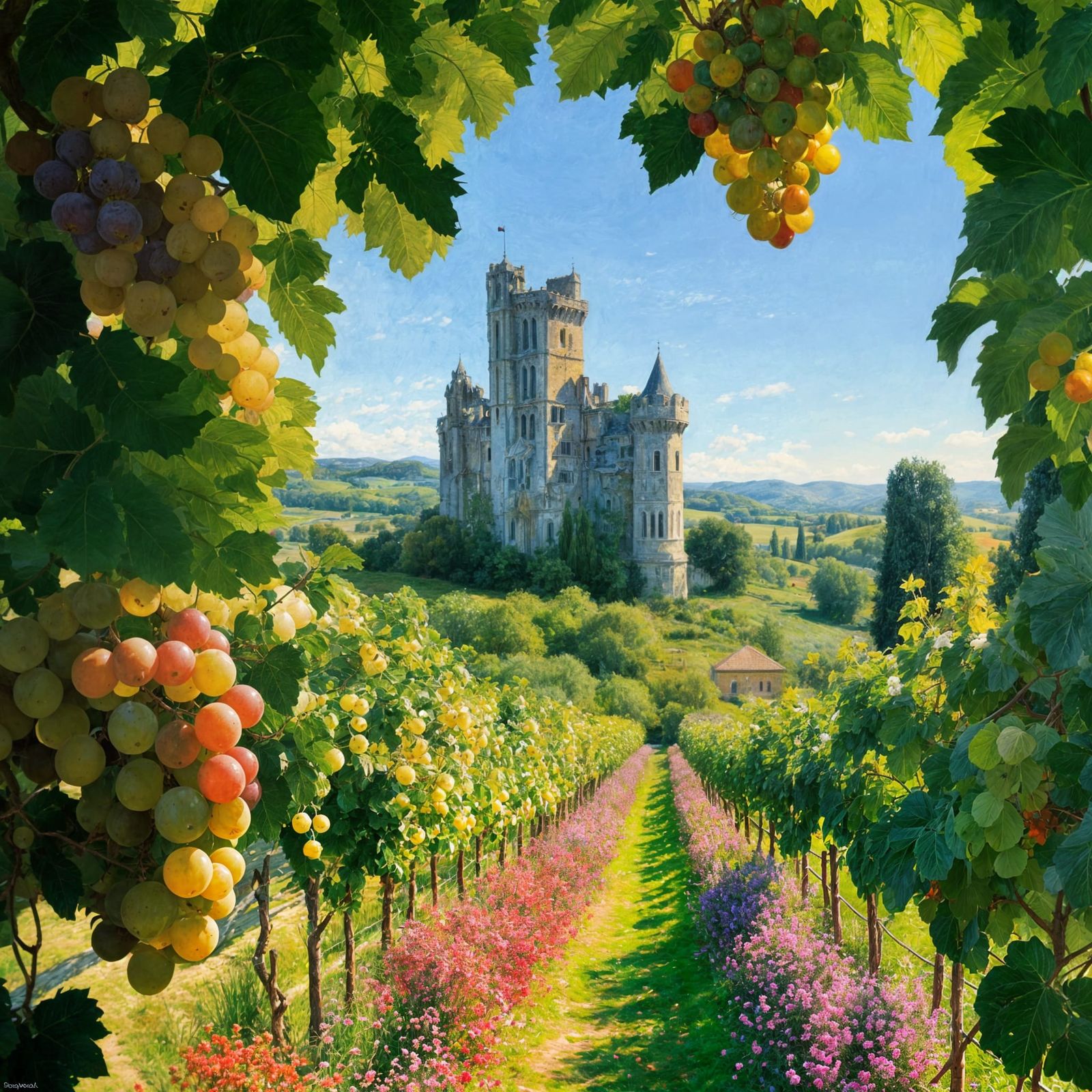 Whispers of Claude Monet's and Pierre-Auguste Renoir's  by @Andrachiel