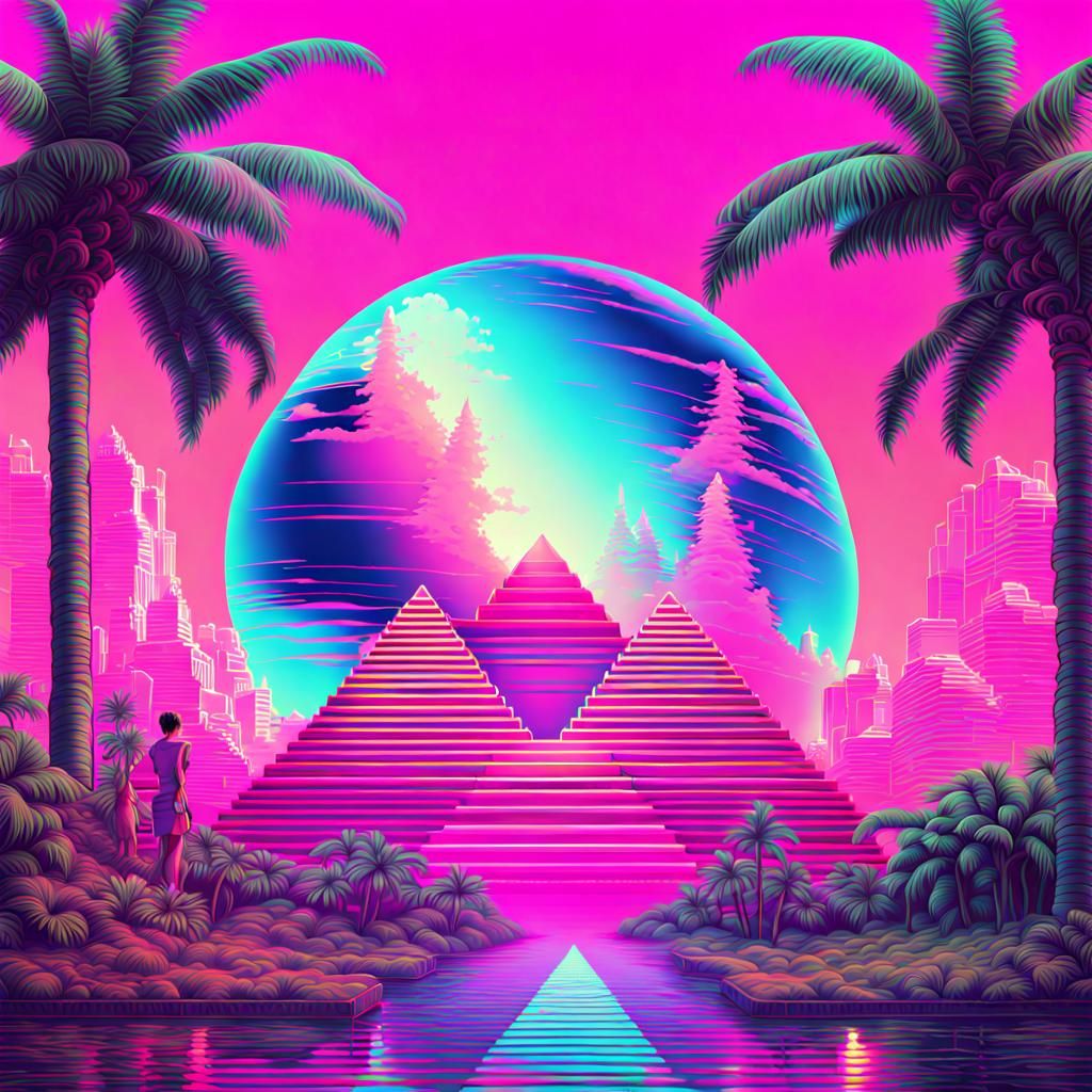 Vaporwave World  by @Niki