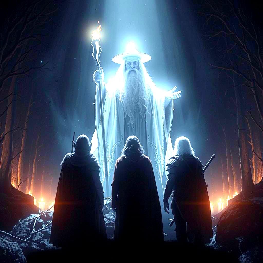 REVELATION OF GANDALF THE WHITE  by @Bad Hobbit