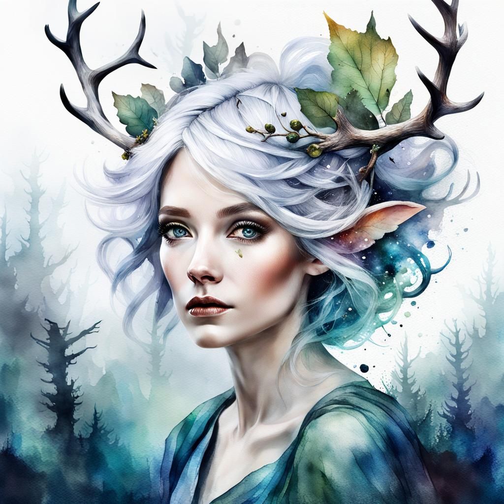 forest sprite   by @B_E_L