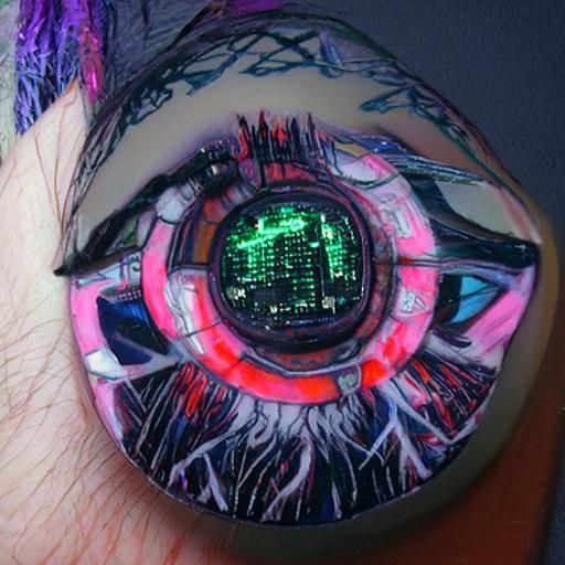 Cyberpunk eye