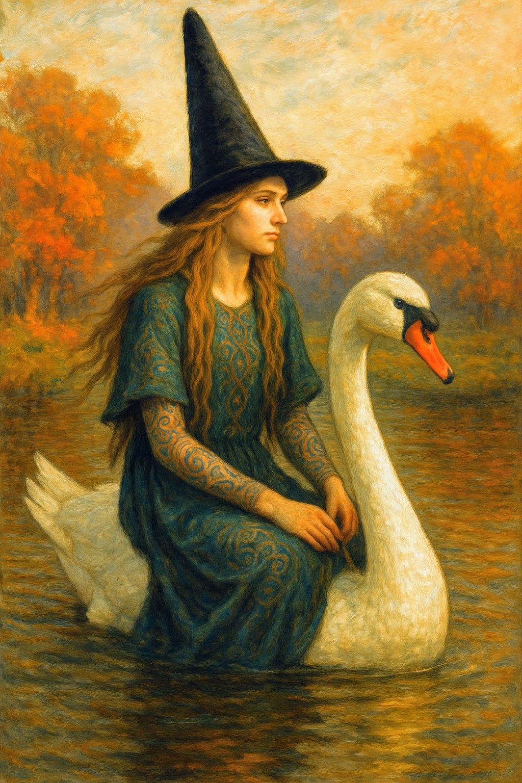 Ride a white swan