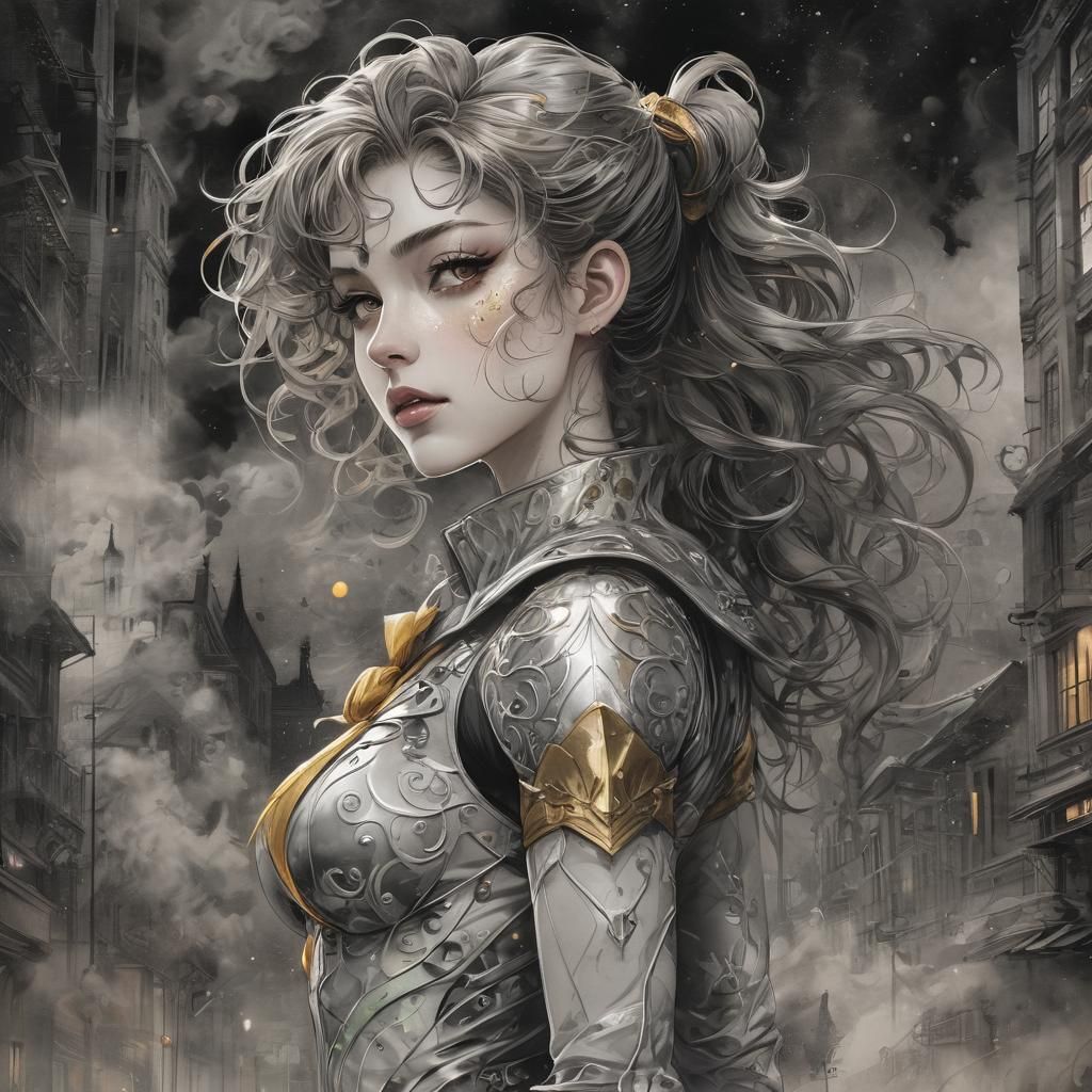 Sailor Jupiter in a Studio Ghibli animation style  by @Lostmark