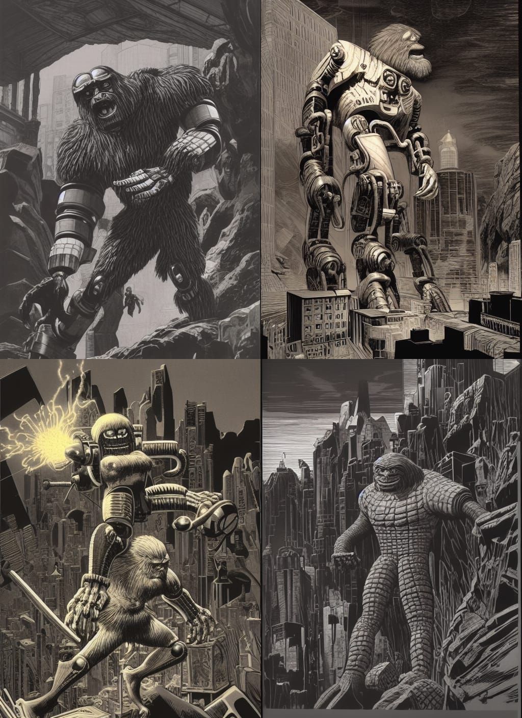 The Adventures of Caveman Robot The Robot Caveman who fight ...