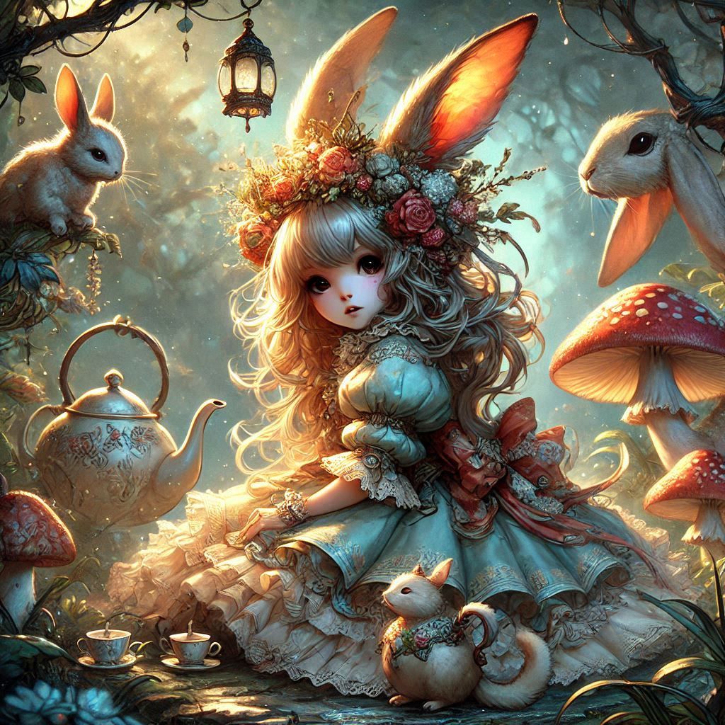 adorable fairy-tale fantasy creature portrait..