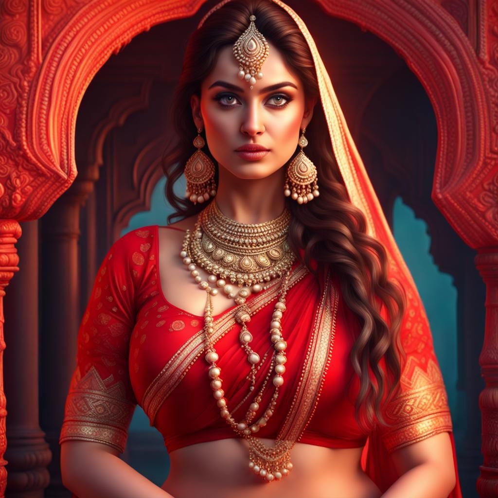 Hyper realistic details 4k beautiful curvy body Women with b...