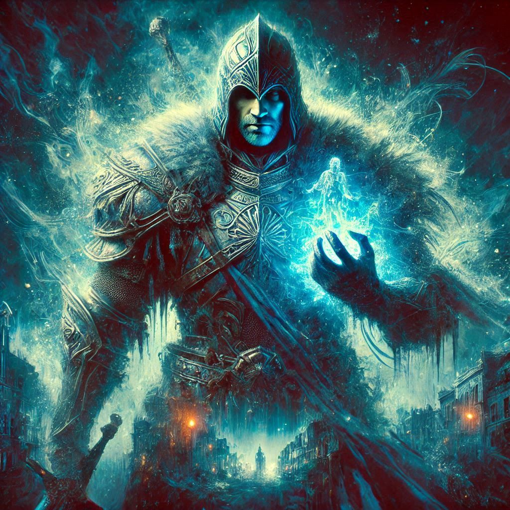 double exposure beautiful fantasy DALL-E 3 portrait landscap...