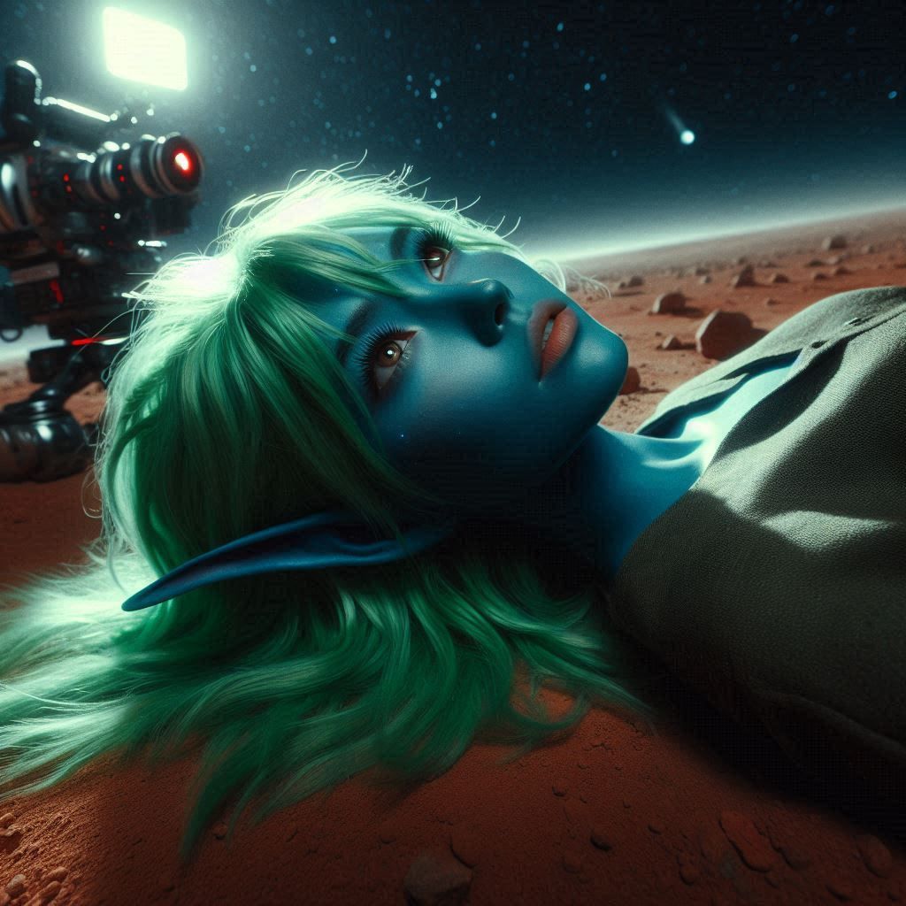 "I wonder what it's like on earth . . ."