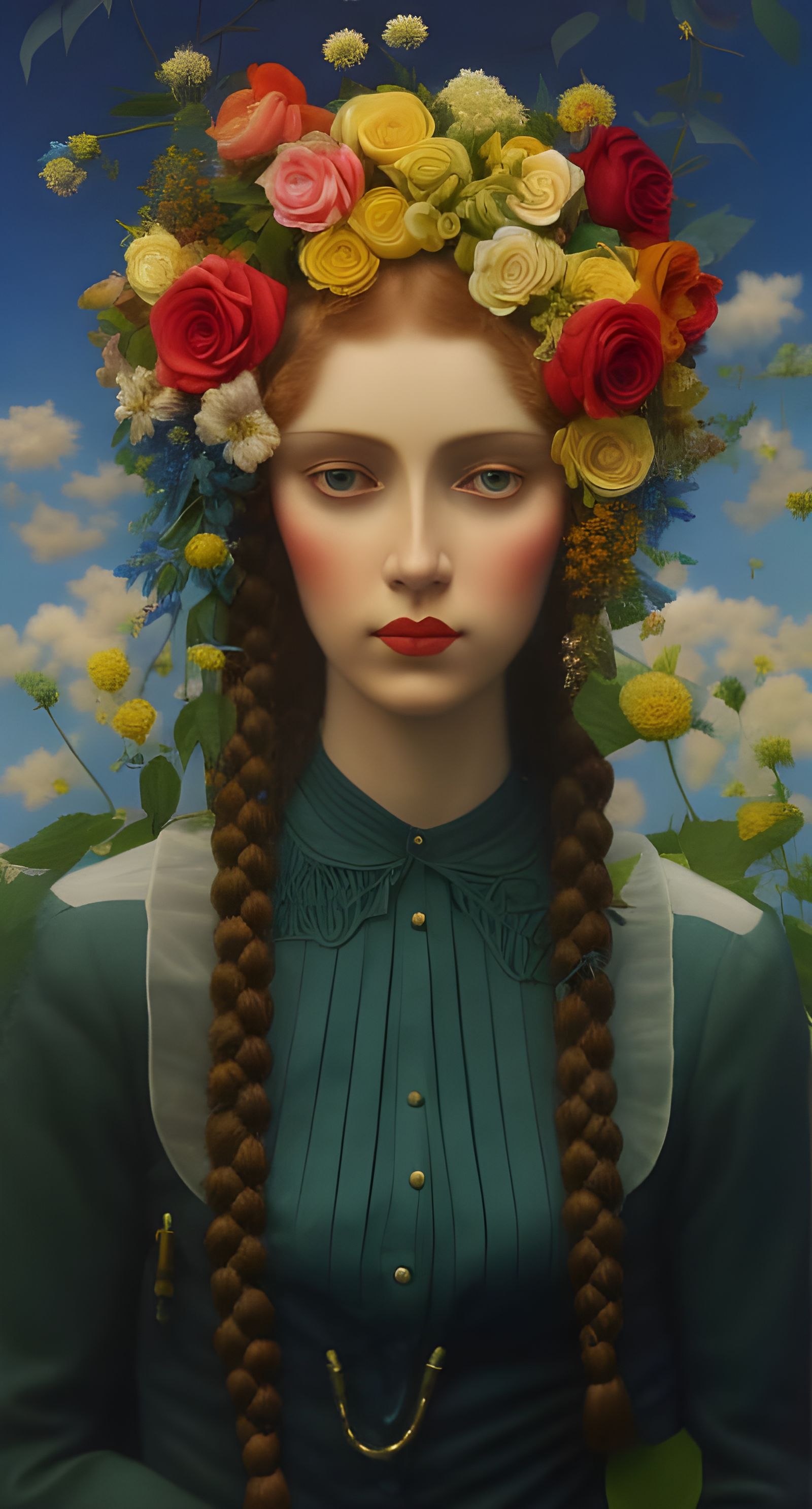 Midsummer Lizzie Riches, Mark Ryden, Henri Rousseau, hyperdetailed ...