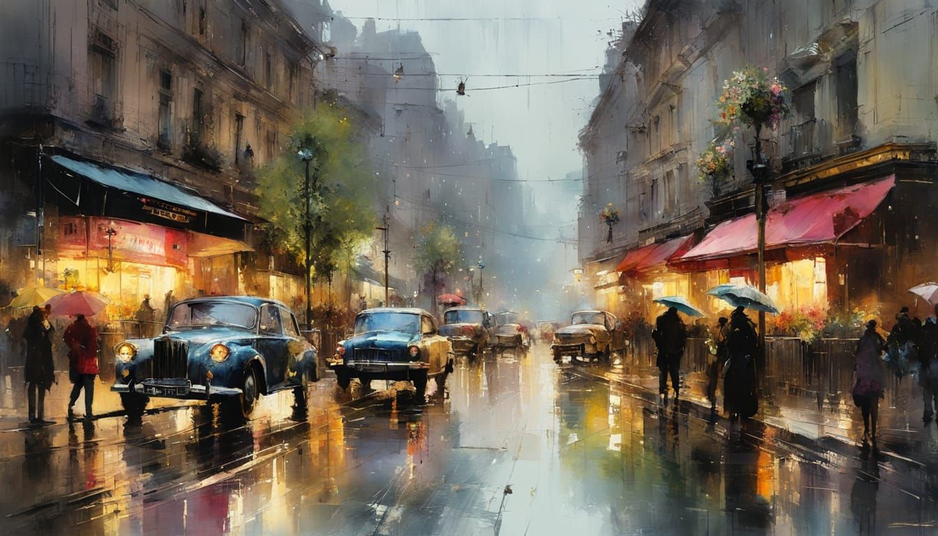 Urban Rain  by @Superbear