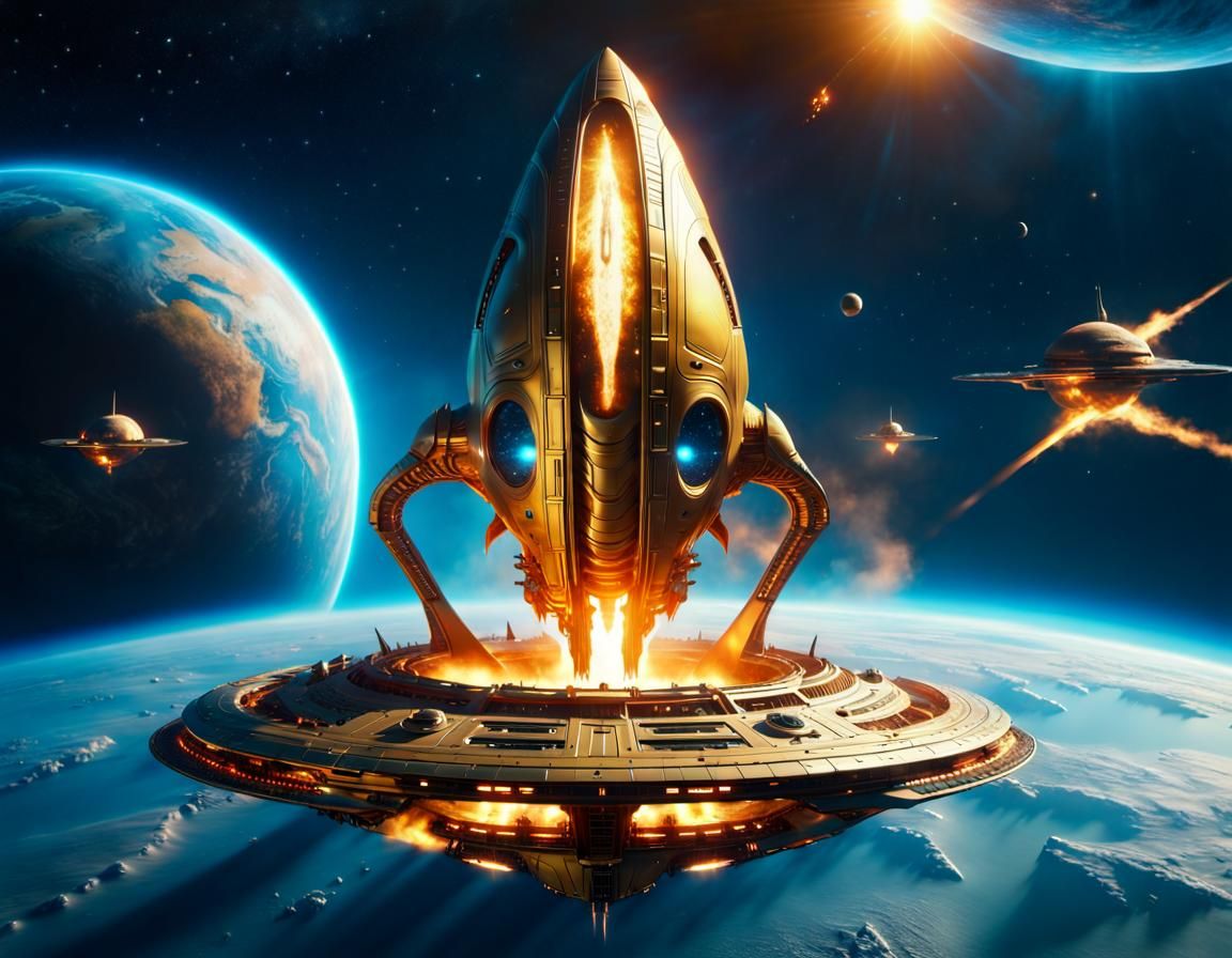 Alien Starship