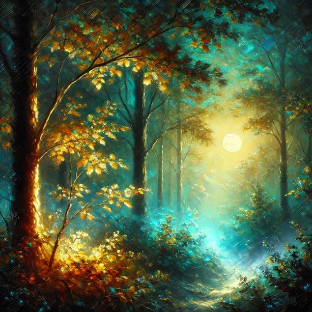 Moonlit Forest