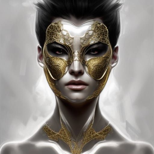 Modern Masquerade - AI Generated Artwork - NightCafe Creator