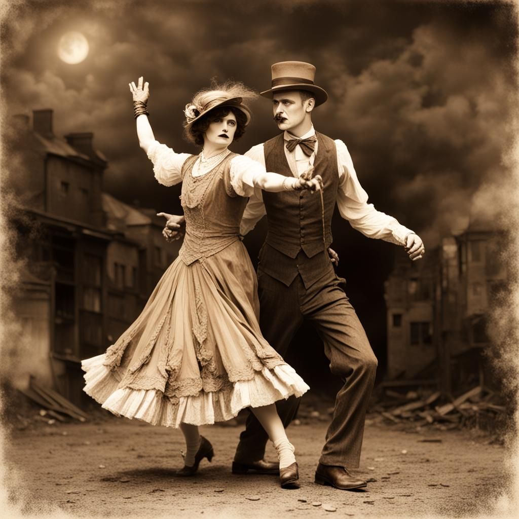 Dancing couple - AI Generated Artwork - NightCafe Creator