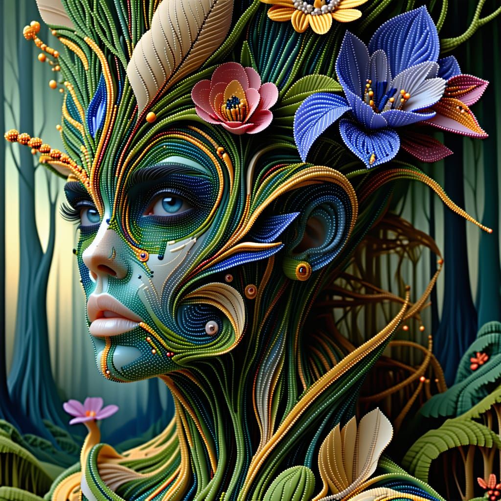 Fun With SD3.5 - Beautiful Zentangles