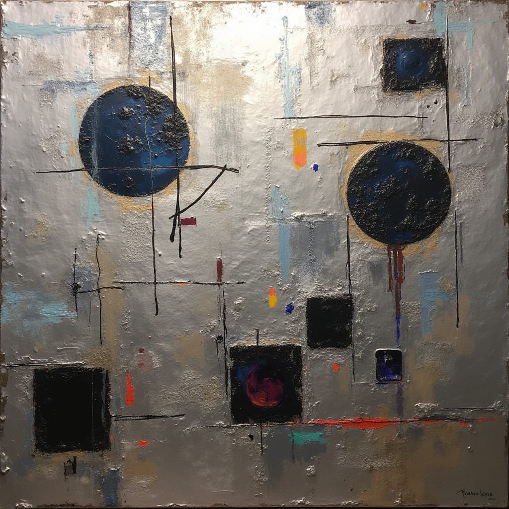Surrealist Urban Landscape in Modern Art Fusion