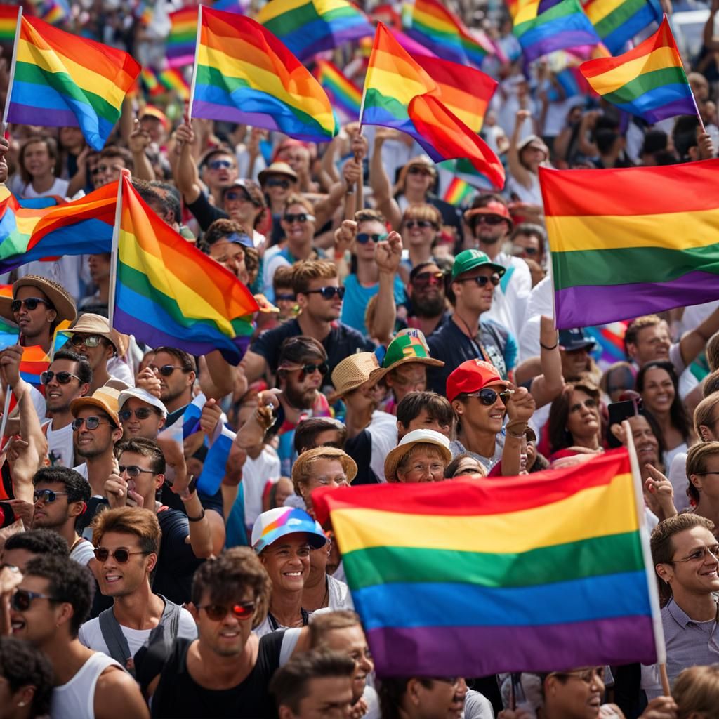 A World Of Lgbt People Against The Homophobic Straight Males - Ai 