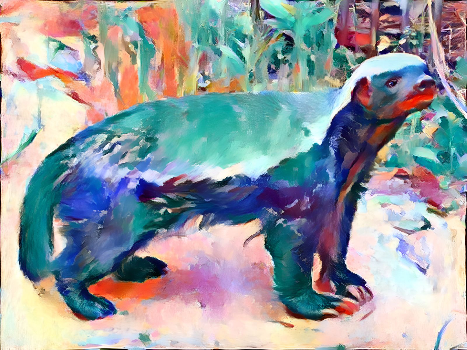 Honey Badger with a Hat