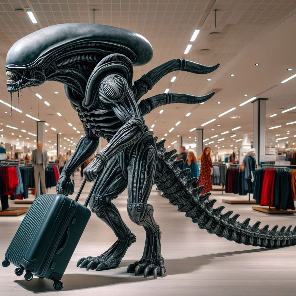 Xenomorph in department store