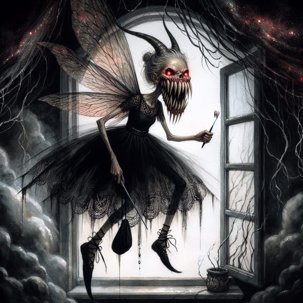 Dark Tooth Fairy  by @Jragena