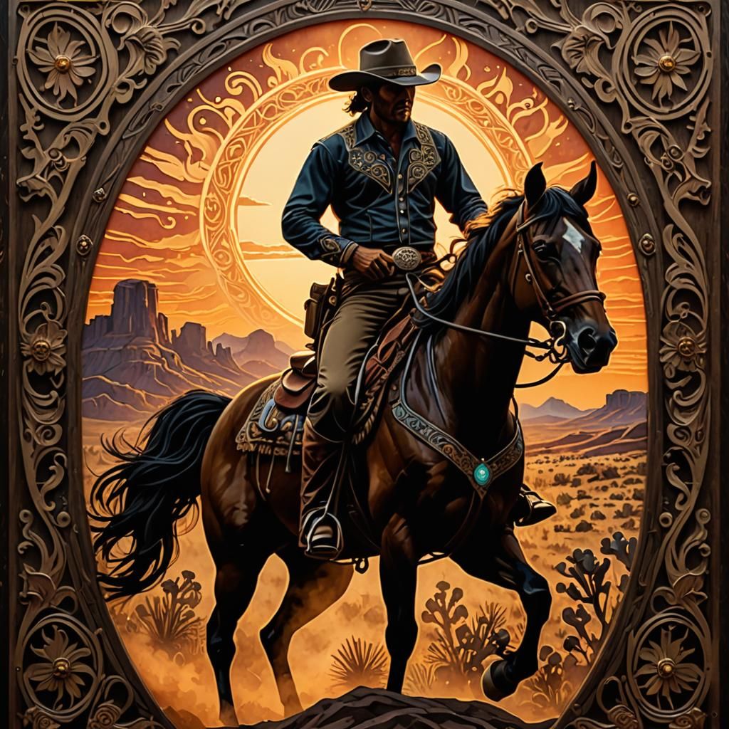 Cowboy  by @Random Noise