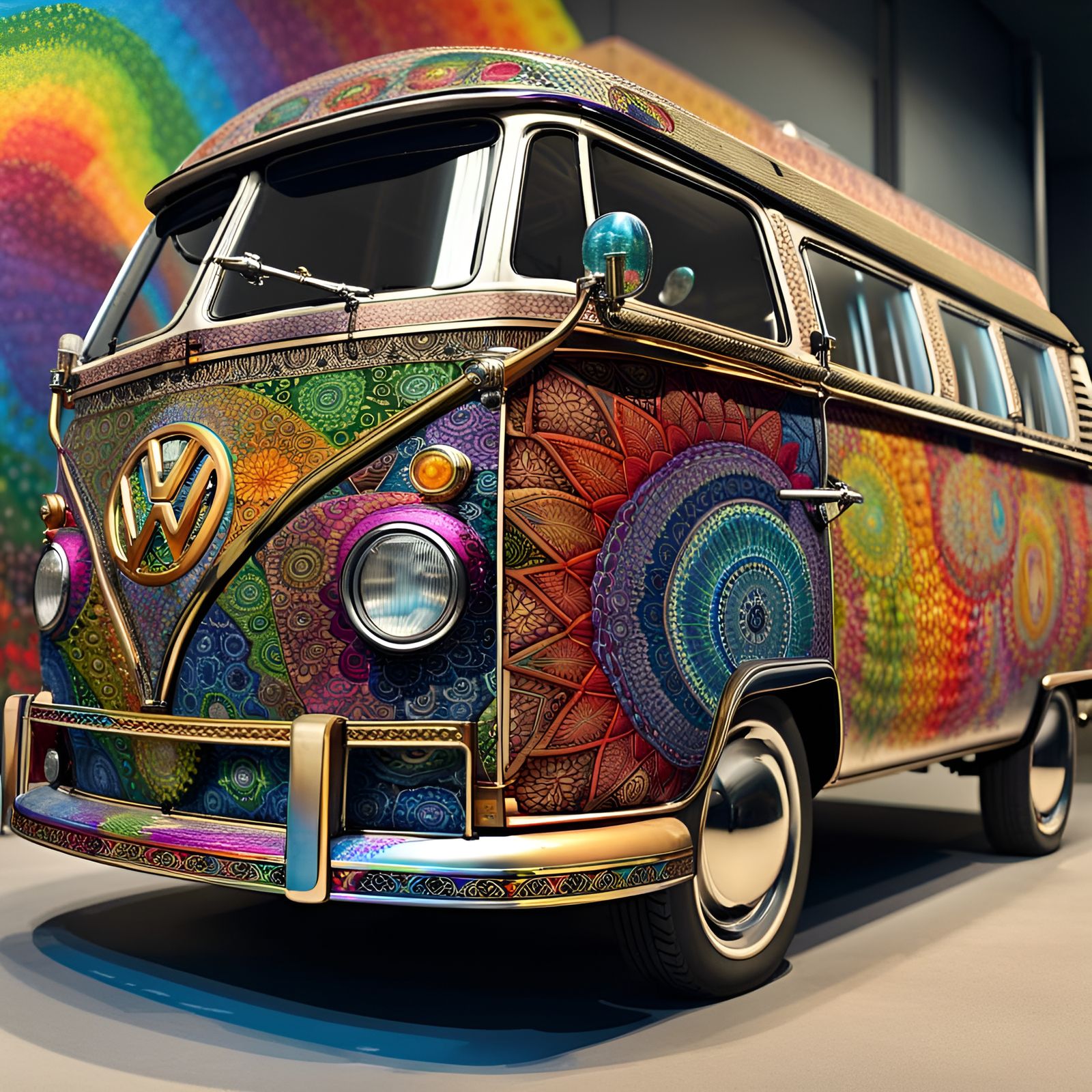 Mandala Camper Van.  by @Masterplayer