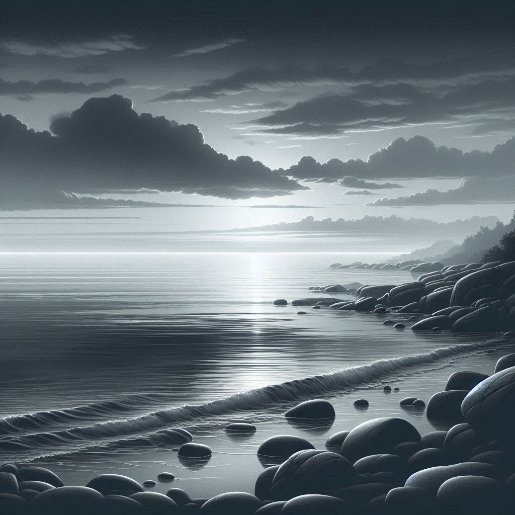 A Seascape at Dusk