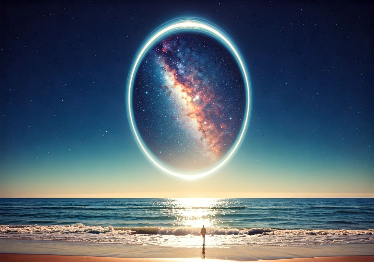 A Rift in the Sky  by @NR