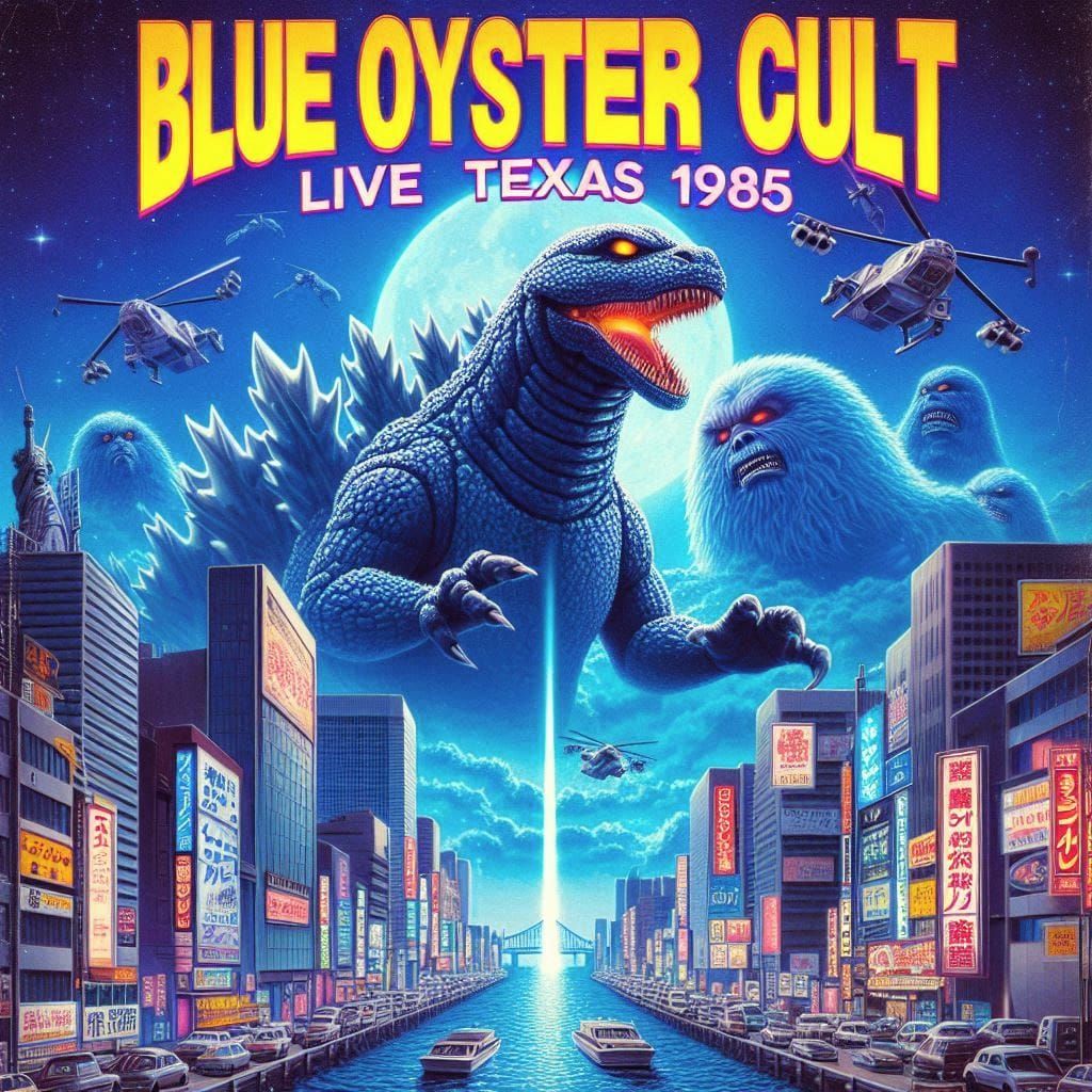 Blue Öyster Cult - Live Texas 1985 Album Cover v2