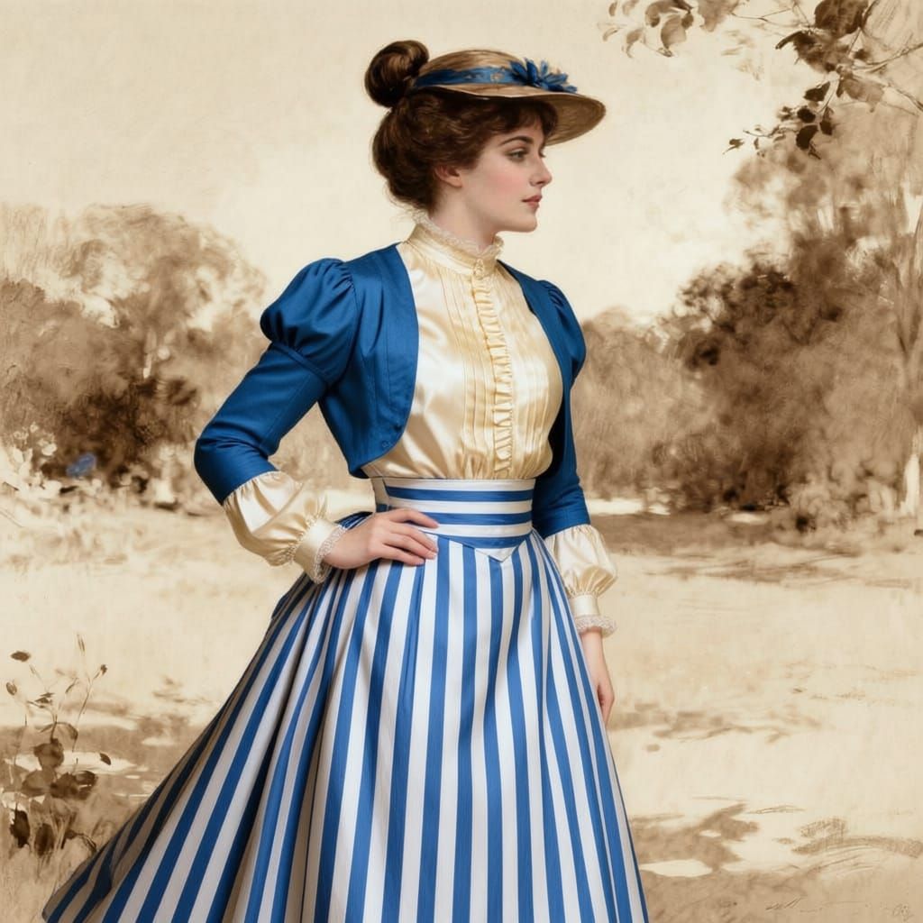 put the figure in this landscape  - Start Image 1