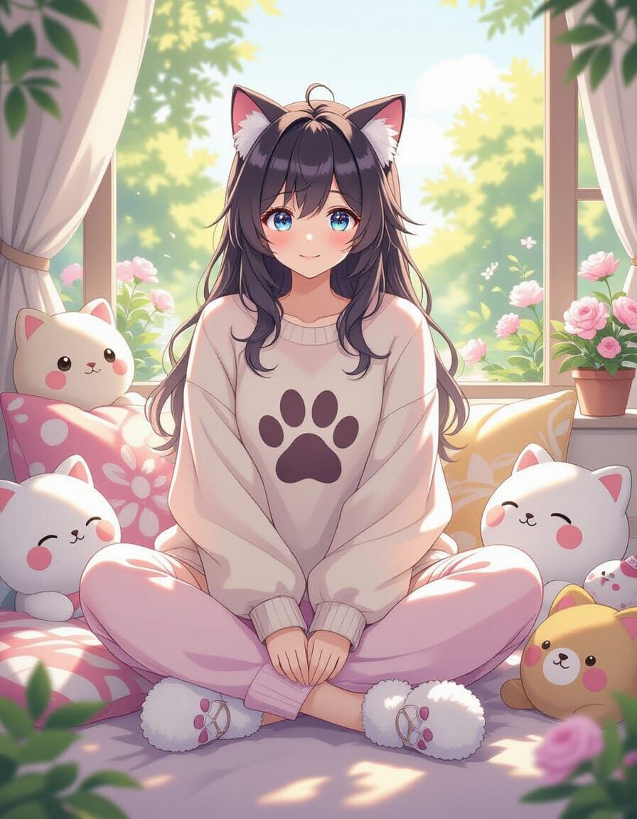 Neko Girl  -  Genshin impact 