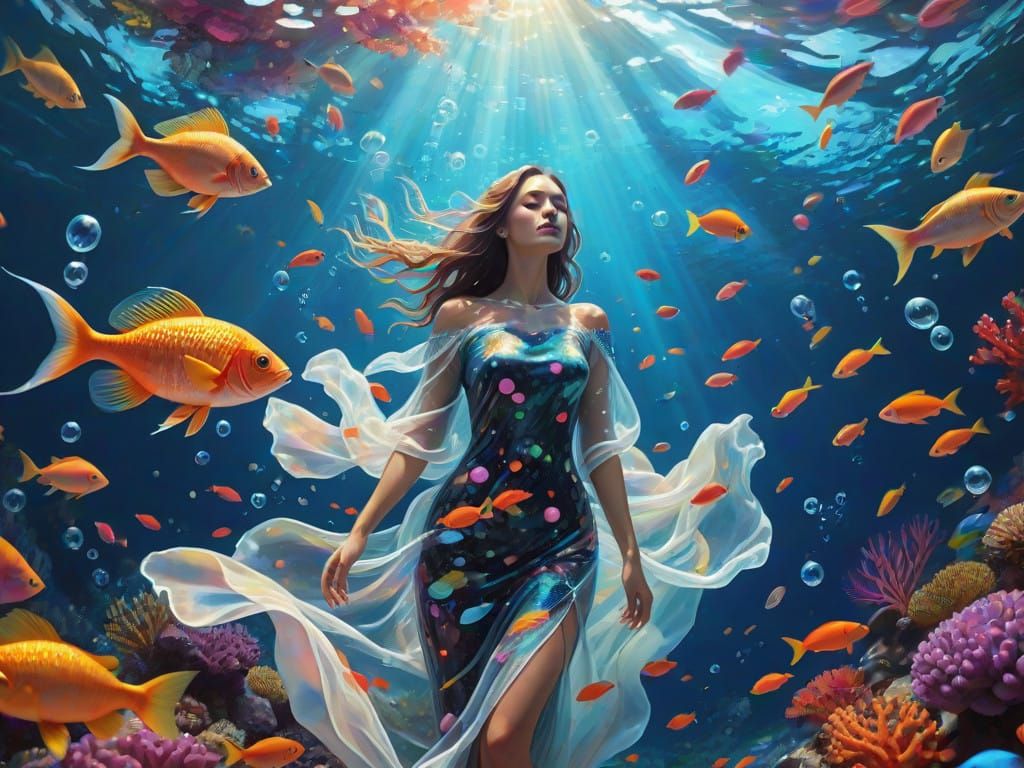 The beauty of under water  by @dhee noerd