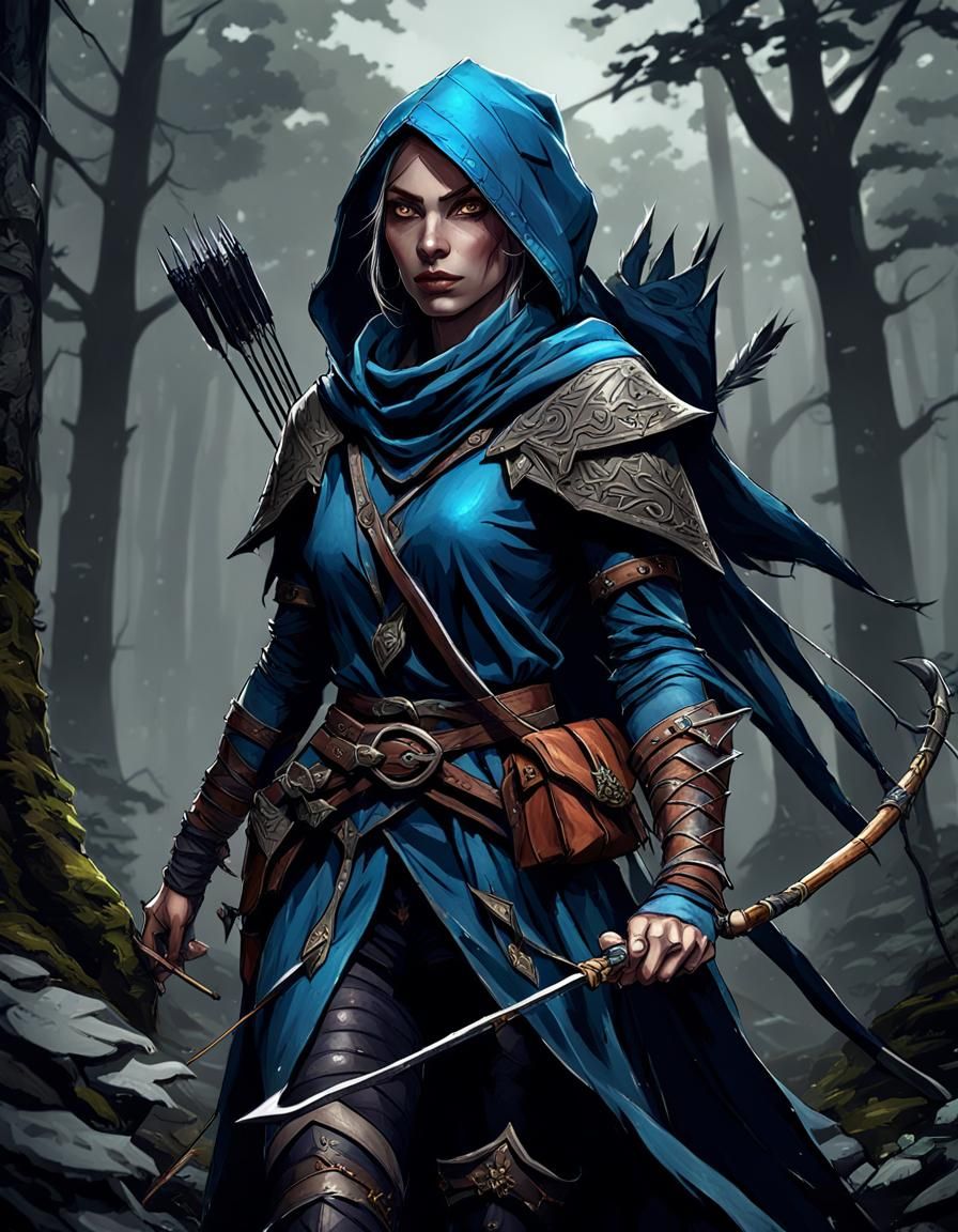 Elf Ranger - AI Generated Artwork - NightCafe Creator