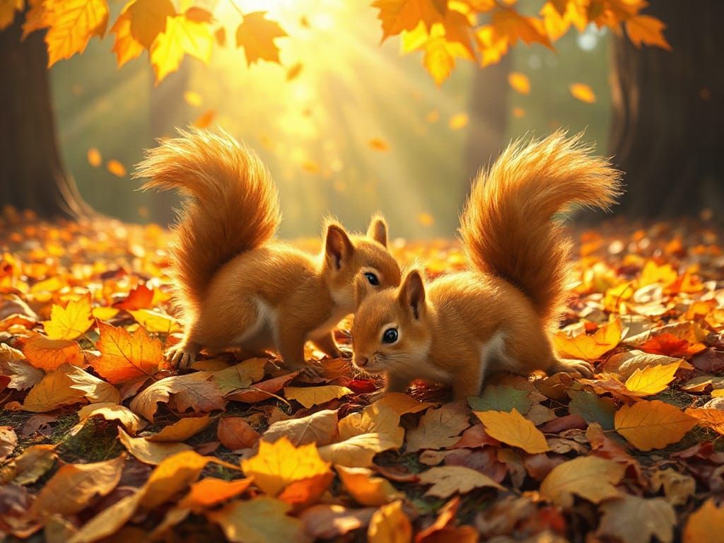 Red Squirrels  by @SAS